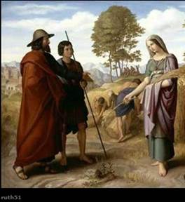 Ruth in Boaz Field