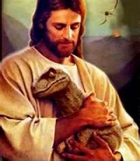 Jesus & dinosaur