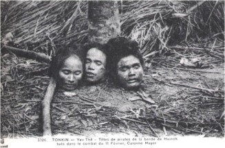 Những anh hùng của nhóm Ðề-Thám bị xử tử (1908)