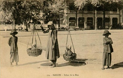 trên đường phố Sài gòn