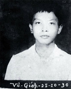 Võ nguyên giáp bị pháp bắt năm 1930 trong vụ sô viêt nghệ tĩnh