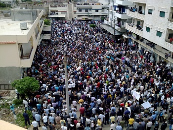 Anti-Assad protests in Baniyas, April 2011