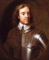 Portrait of Oliver Cromwell by Samuel Cooper.