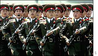 North Korean soldiers