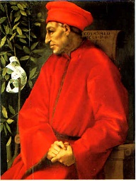 CosimoDeMedici Portrait by Jacopo Pontormo