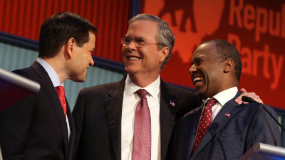Republican presidential candidates from left, Marco
