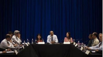 Obama gặp một số tổ chức xã hội dân sự Việt Nam