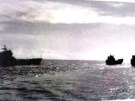 Tàu của Đoàn 125 chở lực lượng thần tốc giải phóng Trường Sa theo “mật lệnh” của  Đại tướng Võ Nguyên Giáp (Ảnh tư liệu)