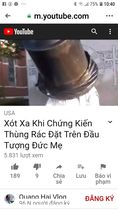 Image may contain: text that says 'f 75% 10:40 … m.youtube.com YouTube USA Xót Xa Khi Chứng Kiến Thùng Rác Dat Trên Đầu Tượng Đức Me 5.831 lượt xem 189 9 Chia sé Luu Báo vi phạm Quana Hai Vloa 96 N naırời đăna kv DANG KY'