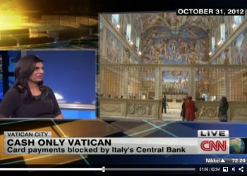 Cash only Vatican