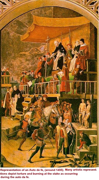 King Ferdinand II of Aragon and Queen Isabella I of Castile set up the Spanish Inquisition in 1478 with the approval of Pope Sixtus IV