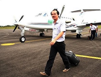 Máy bay tư nhân trăm tỷ đầu tiên của bầu Đức